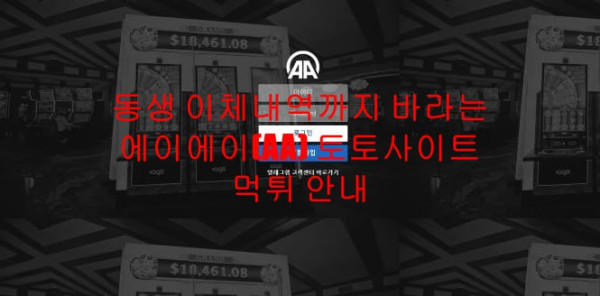 동생 이체내역까지 바라는 에이에이(AA) 토토사이트 먹튀 안내